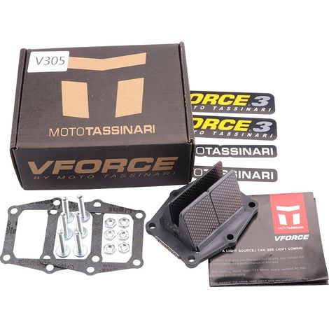 The V-Force3 V305A motorcycle intake valve is compatible with Honda CR250R and TRX250 models (1986-2001). (1/4)