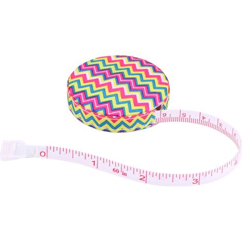 Mètre ruban souple de 1,5 m avec double échelle, idéal pour la couture et les travaux manuels (60 pouces). (1/5)