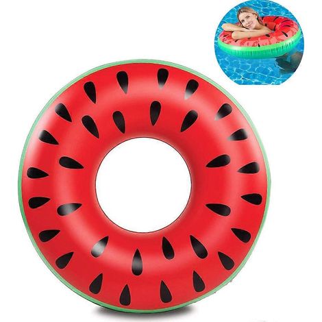 Bouées gonflables à motifs de fruits, en vinyle épais, pour la natation en piscine et une utilisation en extérieur en été.-AquaForge (1/5)