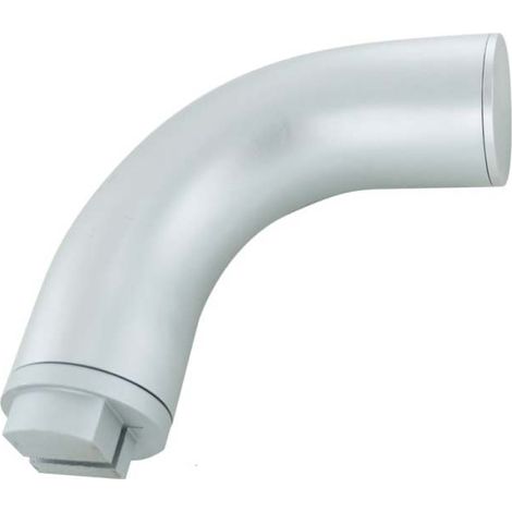 Crosse d extrémité à 90° diamètre 40mm aluminium argent DUVAL 61 0102 5501 (1/2)