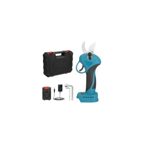 Sécateur électrique sans fil 21 V – Batterie rechargeable 2,0 Ah – Coupe jusqu’à 40 mm – Idéal pour arbres, arbustes et fruitiers (1/5)