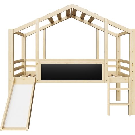 GagaLit mezzanine enfant 90 x 200 cm avec toboggan (1/5)