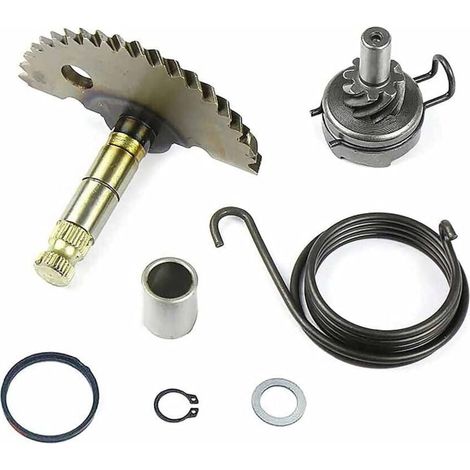Kit di riparazione per avviamento a pedale/motorino d'avviamento, albero pignone, molla, kit di riparazione, per scooter e motociclette GY6 50cc 60cc 80cc 90cc (1/4)