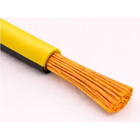 Câble Fil Unipolaire H05V-K sec. 0,50 mmq Jaune/Noir