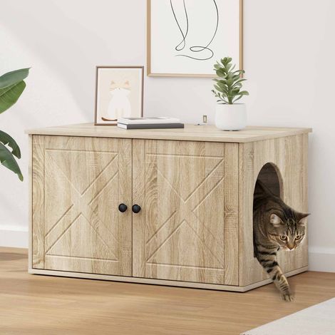 Katzenhaus Sonoma 85 x 55 x 50,5 cm Holzwerkstoff