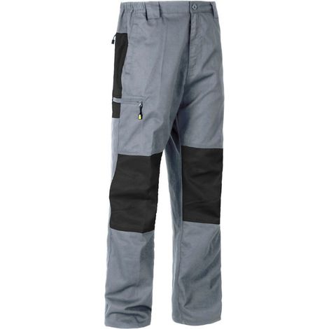 Pantalón multibolsillos con rodilleras a contraste WORKTEAM Combi B1411 (1/3)