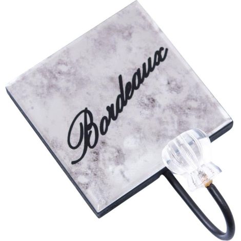Appendino in metallo Bordeaux, 10H16 cm (kit da 10) (1/2)