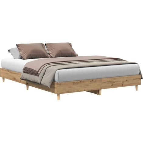 Maison Exclusive - Giroletto senza Materasso Rovere Artigianale 150x200 cm (1/5)