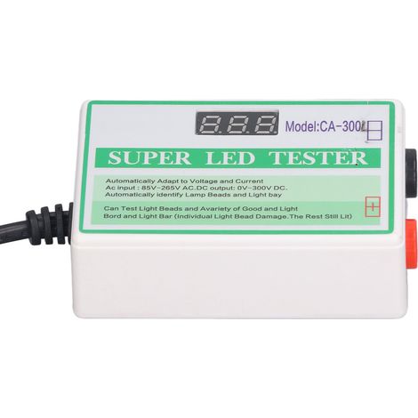 Testeur de rétroéclairage LED pour TV, outil de diagnostic bande LED et perles, sans démontage écran LCD, 85V-265V, prise UE (1/5)