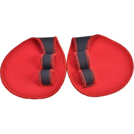 1 Paire de Protections pour Haltères, Gants d'Entraînement Fitness et Musculation (Rouge) (1/5)