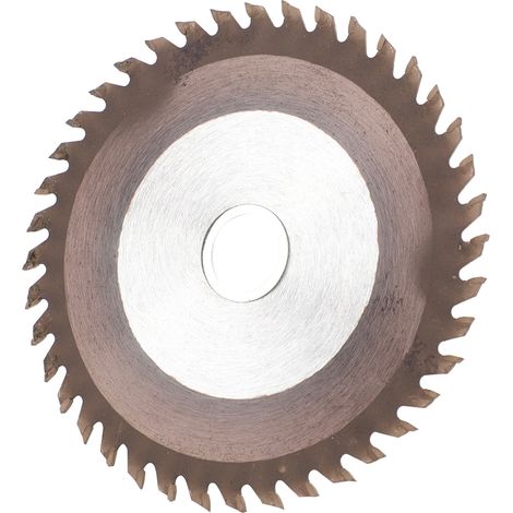 HSS-Sägeblatt für Holzbearbeitung, bronzebeschichtet, Kreissägescheibe 105 mm x 1,6 mm x 20 mm x 40 Zähne (1/5)