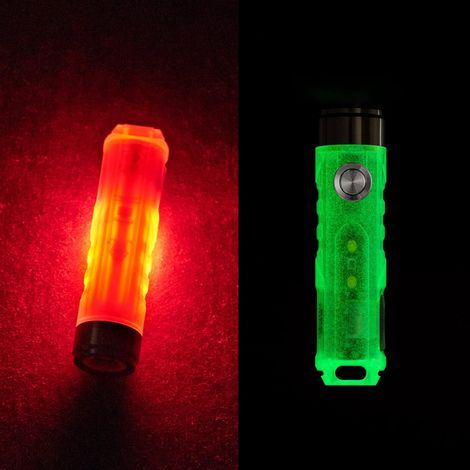 Lampe de poche porte-clés A5 G4 650 lumens 9 modes d'extérieur Mini EDC rechargeable haute lumen multifonction, avec lampe de lecture et lumière rouge (1/5)