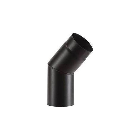 CURVA PORCELLANATA 45 D 13CM NERO OPACO TOP