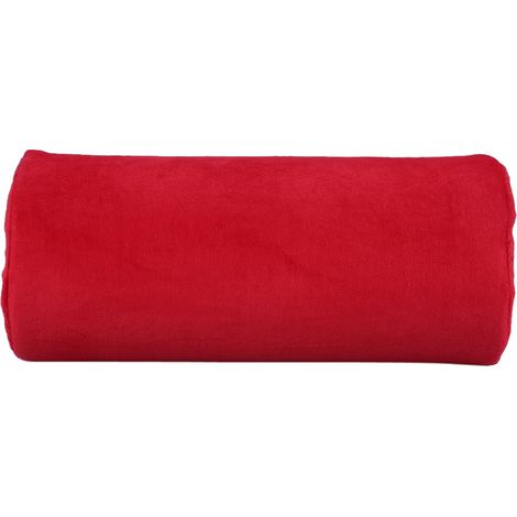 Coussin de repos pour main personnel, oreiller en peluche amovible pour manucure et maquillage, outil de soin des ongles rouge (1/3)