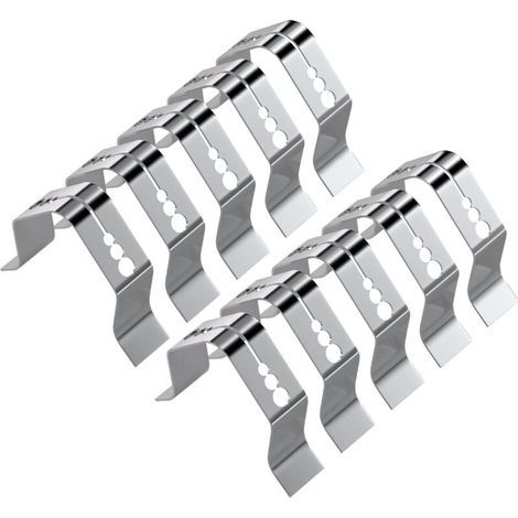Lot de 10 supports de sonde à 3 trous, clip de sonde de température pour barbecue à viande, support de sonde universel de style A (1/5)