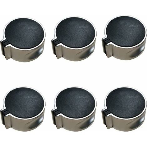 Oven and stove knobs, gas stove knobs, gas stove knob, gas knob, universal alloy switch, black 45° gas knob for kitchen, 8mm (1/5)