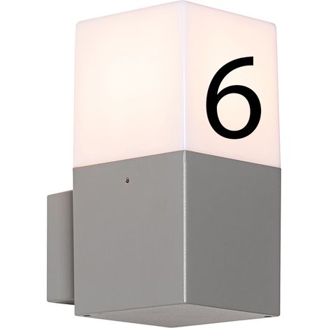 Outdoor Wall Light with House Number - Denmark (1/4)