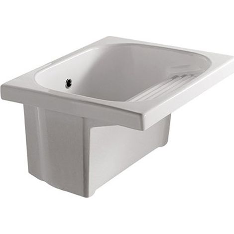 Lavatoio Venere cm. 60x50xh40 in ceramica bianco di Ceramica