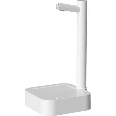 Smart water dispenser, USB desktop water dispenser, portable water bottle pump for kitchen, office, camping (white) (1/5)