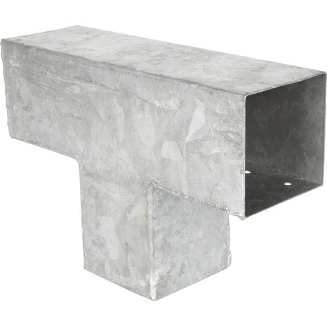 Wovar – Extension pour poteaux 9 x 9 cm en acier galvanisé – Installation rapide – 9 trous de vis pour fixation – Pour pergolas extérieures (1/5)