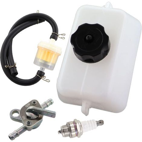 MCHNIC Réservoir de carburant/ gaz, avec robinet à essence, filtre à essence, tuyau d'essence, pour mini motos 2 temps pocket/dirt bike, scooter de 47 et 49 cm³ pour enfant (1/5)