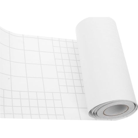 Flexible Self Adhesive PVC Skirting Board Trim, 5M Roll & 4.72 Inch Wide, Waterproof and Mold Resistant, Easy to Clean, Baseboard Molding for Wall Ceiling Floor Corners Indoor and Outdoor