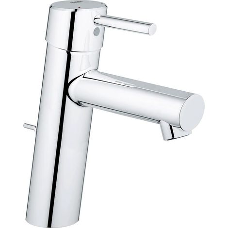 Mitigeur monocommande 1/2'' lavabo taille M – Finition chromée GROHE StarLight – Technologie SilkMove pour souplesse – Système QuickFix pour montage rapide