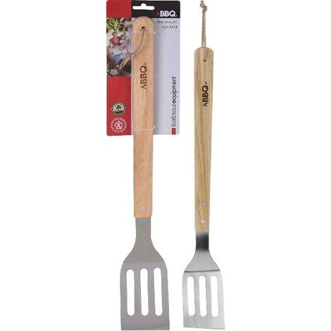 Spatule à barbecue en acier inoxydable/bois 46 cm