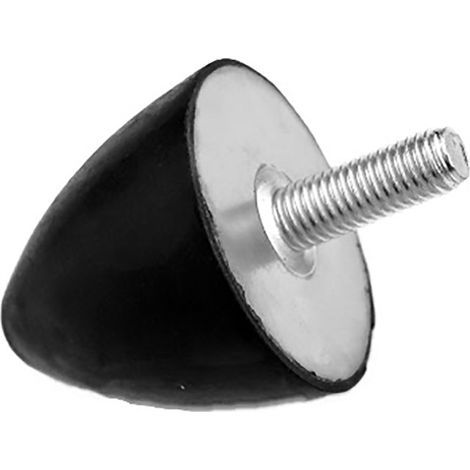 Butée d'arrêt RS PRO M6 Ø 20mm en Caoutchouc ( Prix pour Paquet de 4 )