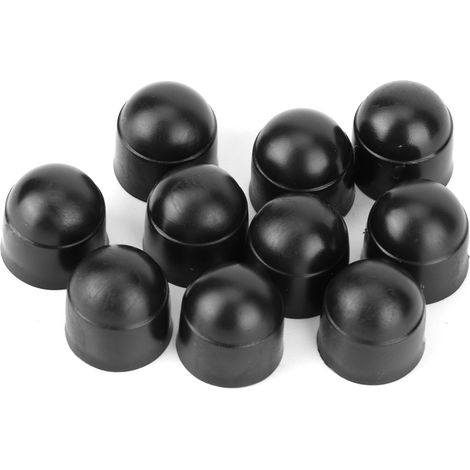10 vis hexagonales en plastique M6, kit de 10 écrous et embouts de protection, compatible voitures JDM (1/5)