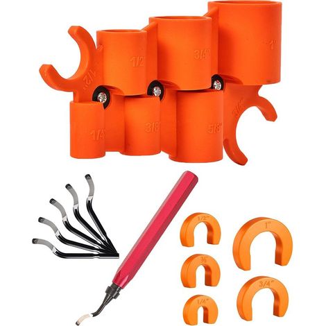 12-teiliges Rohrreinigungs- und Entstopfungswerkzeug-Set (1/4–1 Zoll), Sharkbite-Fitting-Entfernungswerkzeug-Set, Sanitärwerkzeug-Set für CPVC-, Kupfer-, PVC- und PEX-Rohre (1/5)