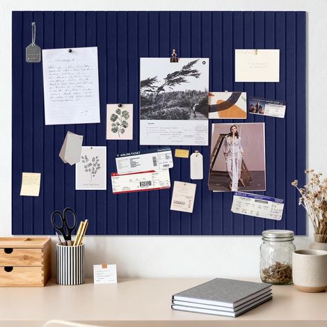 Pinnwand Grande Auto-adhésive 120x90 cm, Noir Auto-adhésif Tableau en liège, Pinnwand Décorative en Felt, Photo Tableau Pliable, Tableau Mémo Vision pour Bureau, Maison (1/5)