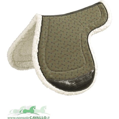 Beige Unifarben - Baumwolle und reine Schurwolle Pioneer English saddlebag mit Thermowattierung (1/2)