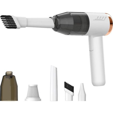 Aspirateur de voiture pliable, 3 en 1, aspirateur de bureau portable sans fil, accessoires pour voiture (1/4)