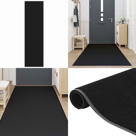 vidaXL Paillasson noir 115x400 cm (1/5)