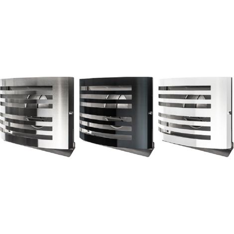 Wetterschutzgitter Alfa Abluftgitter Premium Gitter Lüftungsgitter Edelstahl 125mm Edelstahl gebürstet
