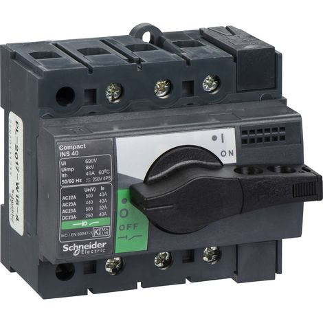 Interruttore / sezionatore Compact INS40 - 40 A - 3 poli - 28900