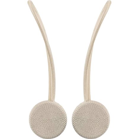 Lot de 2 embrasses pour rideaux - Blanc cassé (1/5)