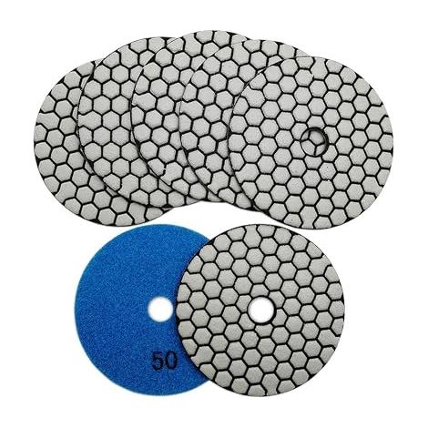 SHDIATOOL 100-mm-Trockendiamantpolierscheibe, Körnung 50 für Marmor (1/5)