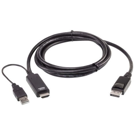 Aten Cable Hdmi A Displayport True 4k De 1,8 M