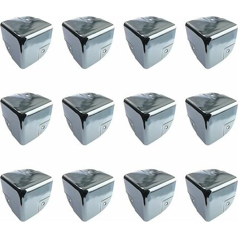 Protection pour meubles Protecteurs d'angle en Métal Protection Coin de Table 12 Pièces Équerres de Protecteur d'angle Métal Edge Protège Coins pour Tables et Meubles Pointus (1/5)