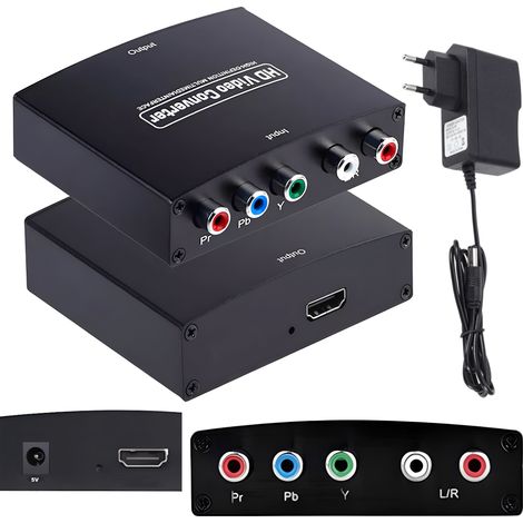 Convertitore audio e video con componenti YPbPr L/R Audio - 5x cin-to-hdmi (1/5)