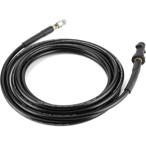 Tuyau de nettoyage de canalisations, nettoyeur haute pression, tuyau d'évacuation des eaux usées, tuyau de nettoyage de voiture, compatible avec la série K (8 mètres), nettoyage de voiture, outils de (1/5)