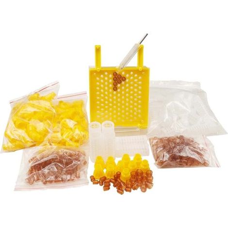 Kit Apiculture 336 Pièces avec Système Alimentation Nicot et Cage Complète pour Ruche (1/4)