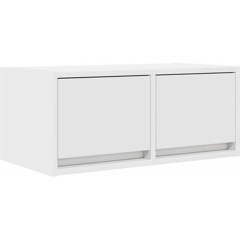 vidaXL Mobile Porta TV Bianco 60x31x25,5 cm in Legno Multistrato (1/5)