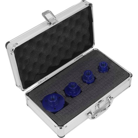 Diamant-Lochsägen-Set mit Kernbohrern (35, 40, 50, 68 mm, M14-Gewinde) für Glas, Keramik und Granit (1/5)