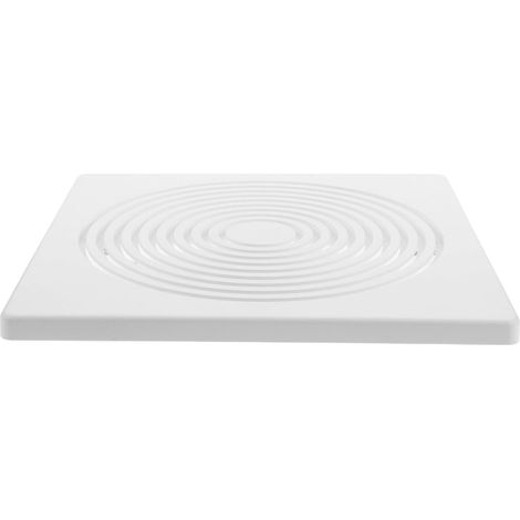 Couvercle de Ventilateur de Plafond Carré 12x12 Pouces en Abs Blanc avec Ressorts, pour Salle de Bain, Accélère la Circulation D'air et Contrôle de L'humidité (1/5)
