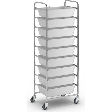 FRANKEL kaiserkraft, Chariot à cuves en inox, 9 bacs de 25 l, (1/5)
