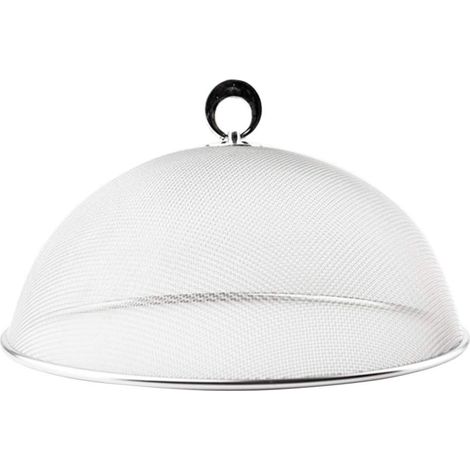 Couvercle alimentaire en inox à maille, protection anti-mouches pour gâteaux et plats, modèle pratique et réutilisable (1/5)