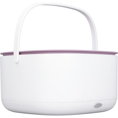 Panier à laver électrique grande capacité pour fruits et légumes, double couche d'égouttage, purificateur d'ingrédients pour la cuisine. (1/5)